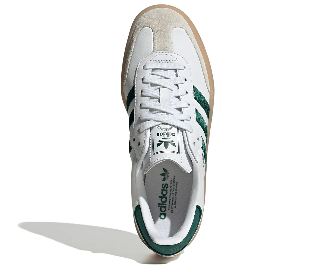 Adidas Sambae Cloud White / Collegiate Green / Gum - Image 4