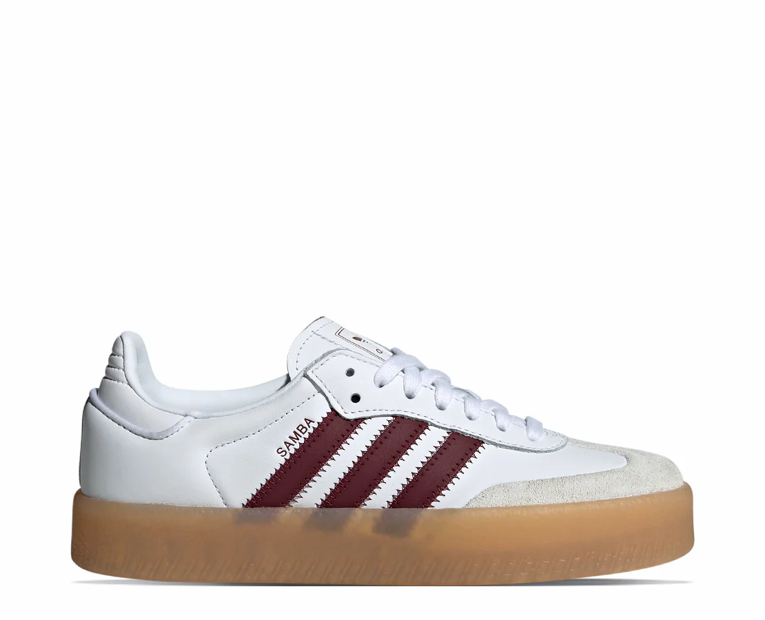 Adidas Sambae Cloud White & Shadow Red