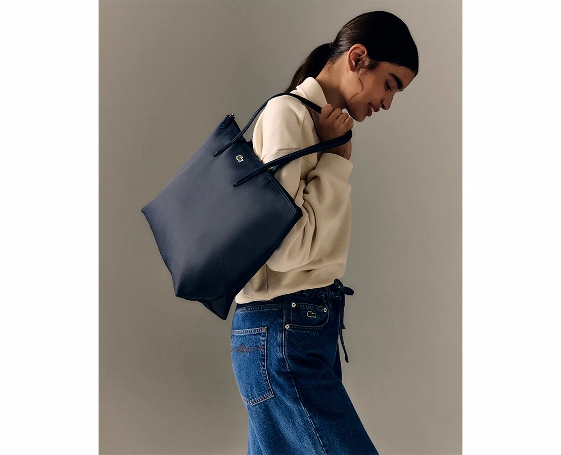 Lacoste Shopping Bag L Navy - Image 7