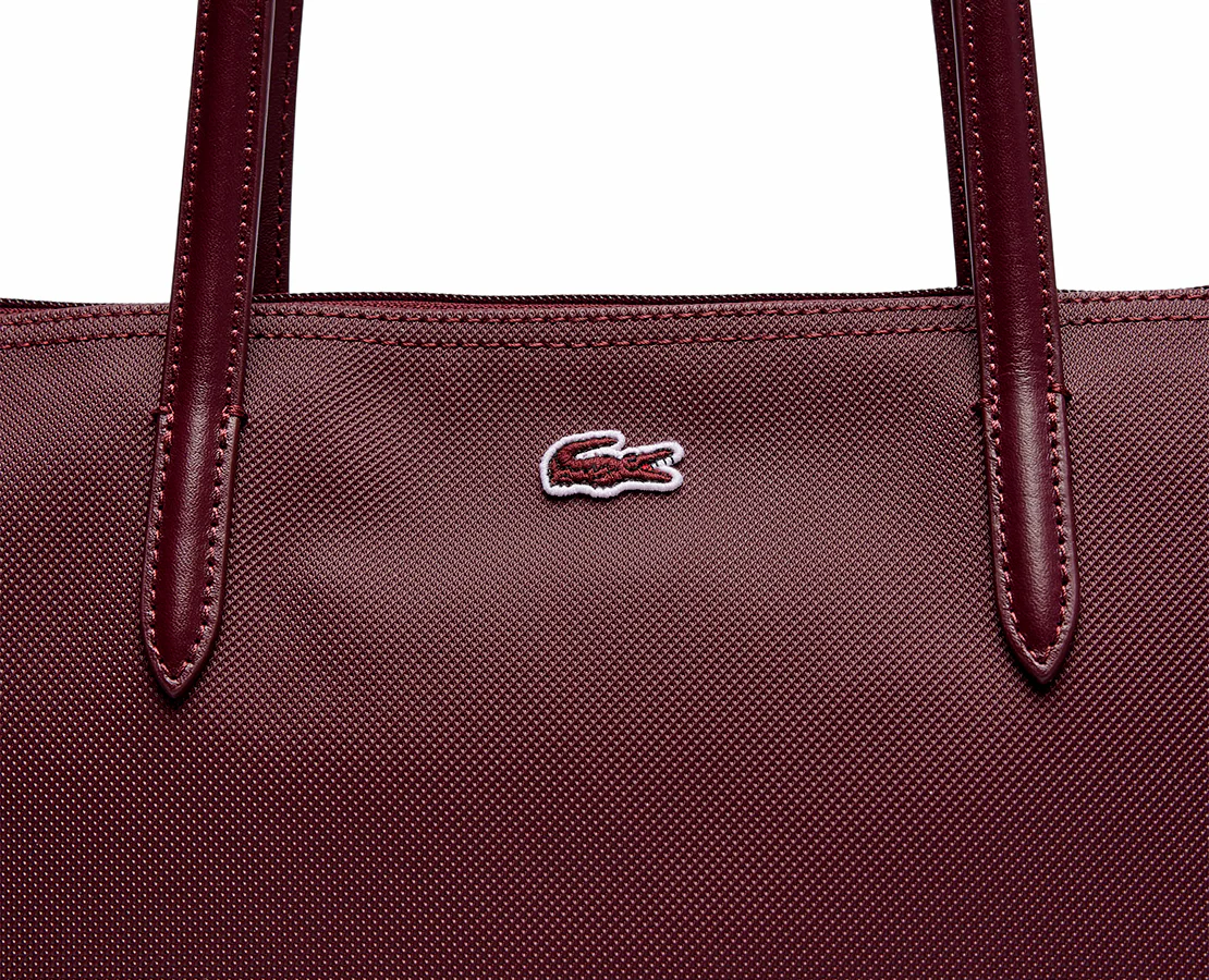 Lacoste Shopping Bag L Bordeaux - Image 6