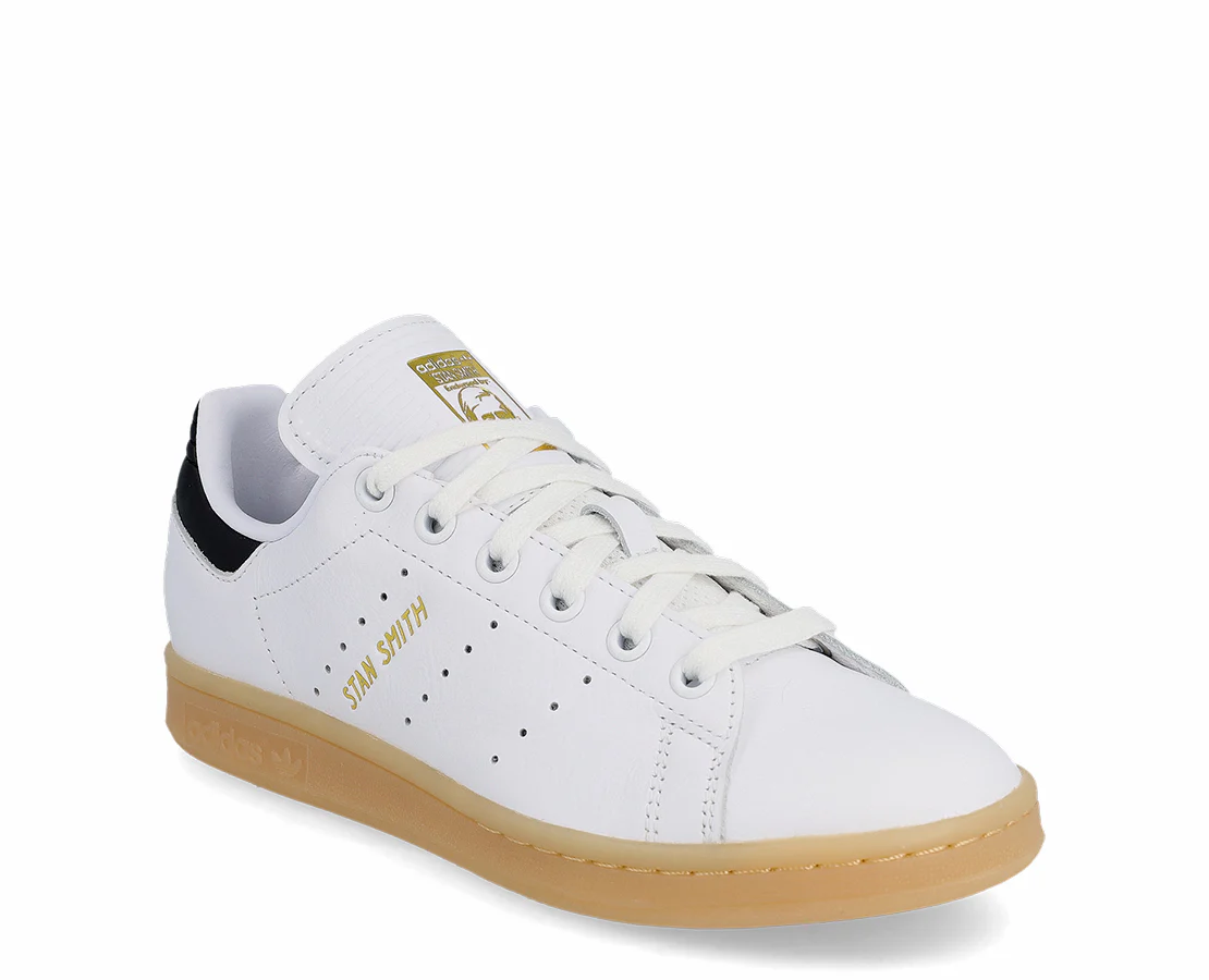 Adidas Stan Smith White Black Gold - Image 2