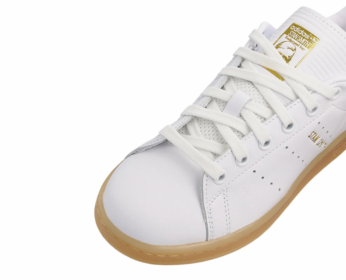 Adidas Stan Smith White Black Gold - Image 6